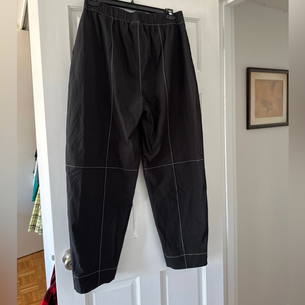 Ganni elastic waist pant size 42